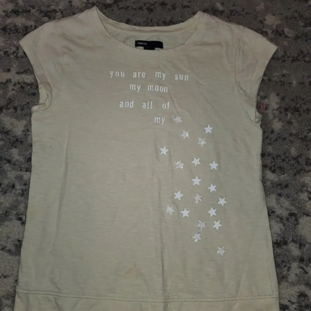 Girls Set of 4 || Large Short sleeved Tops EUC